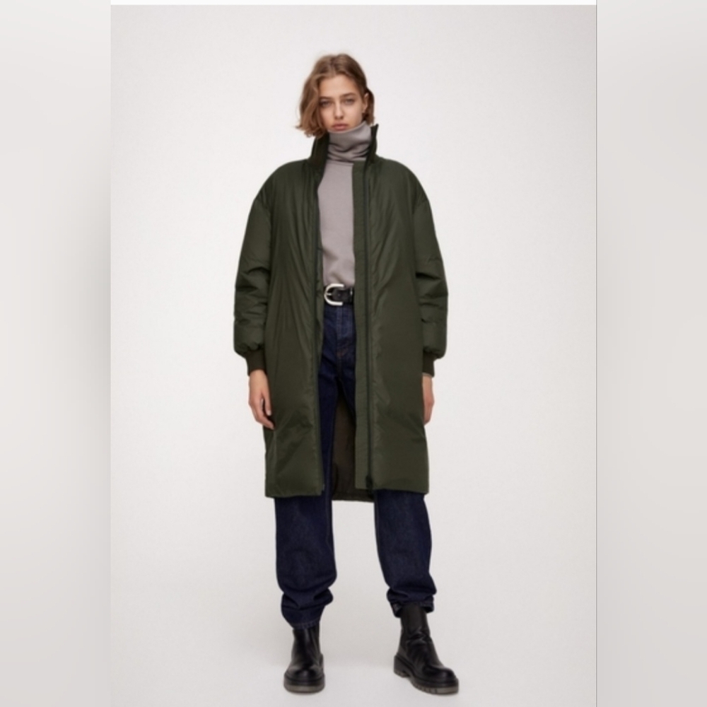 Zara Olive Green Water resistant Parka